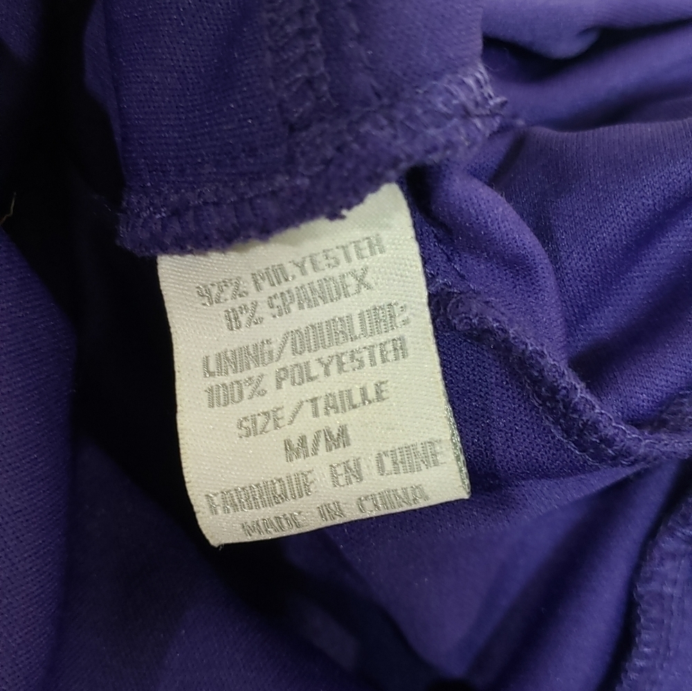 Deep Purple Ruffled Suzy Sheer Formal Dress - Picture 7 of 7